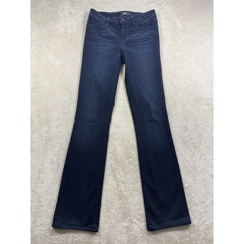 Paige Womens Manhattan Kolbie Bootcut Dark Wash Jeans Tag 26‎ Meas: 27x31